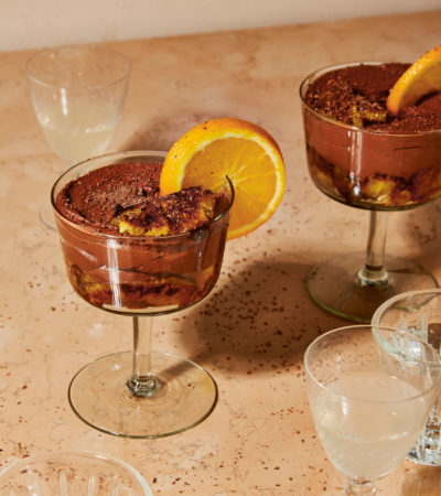 Vegan Chocolate Orange & Amaretto Mousse