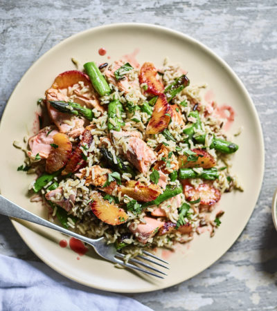 Salmon, Rice & Blood Orange Medley